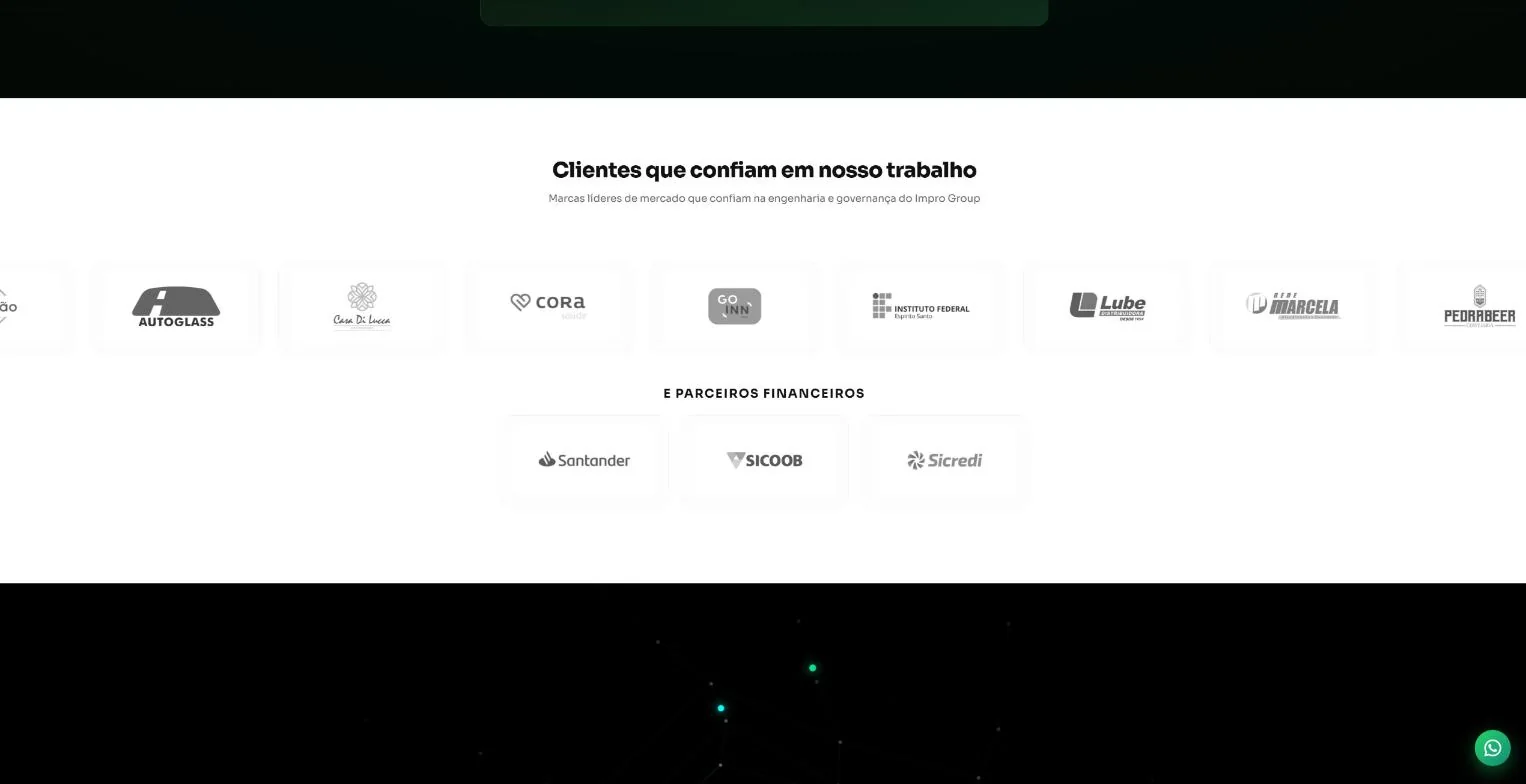 Clientes e parceiros financeiros